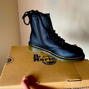 new Dr. Marten 1480 style they can fit a woman size 6 or regular junior sizing